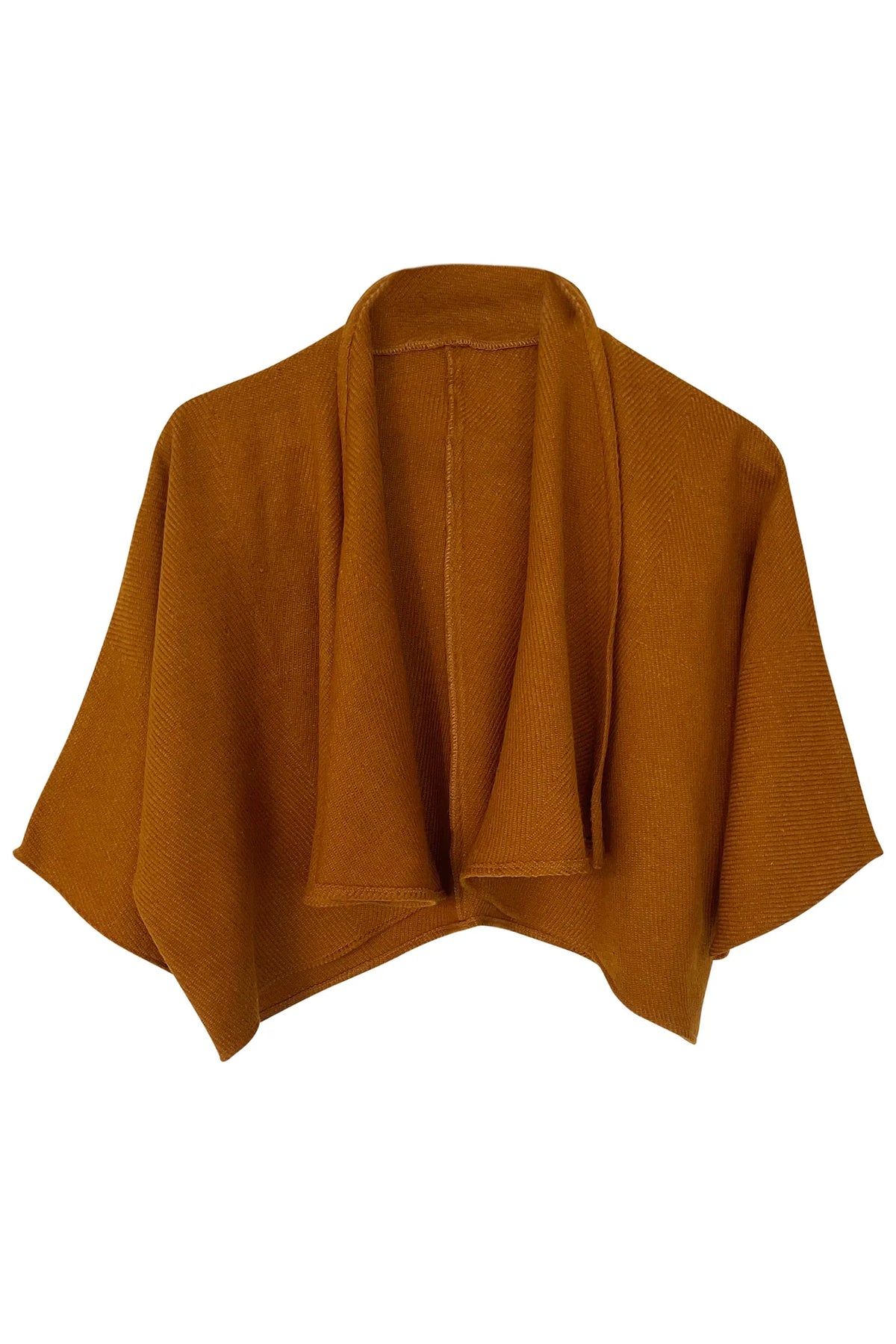 Julahas Wool Silk Waterfall Bolero Sunshine