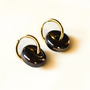 Kazuri Midnight Collection: Mwezi Earring