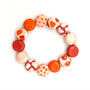 Kazuri Orange Blossom Bracelet