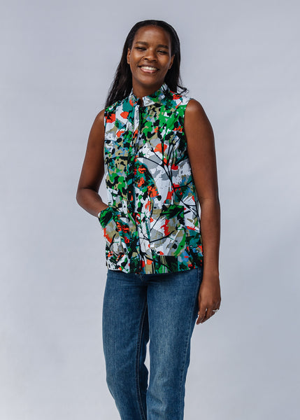 Avalon Sleeveless Shirt – Zuri