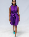Aubergine Sleeveless Dress