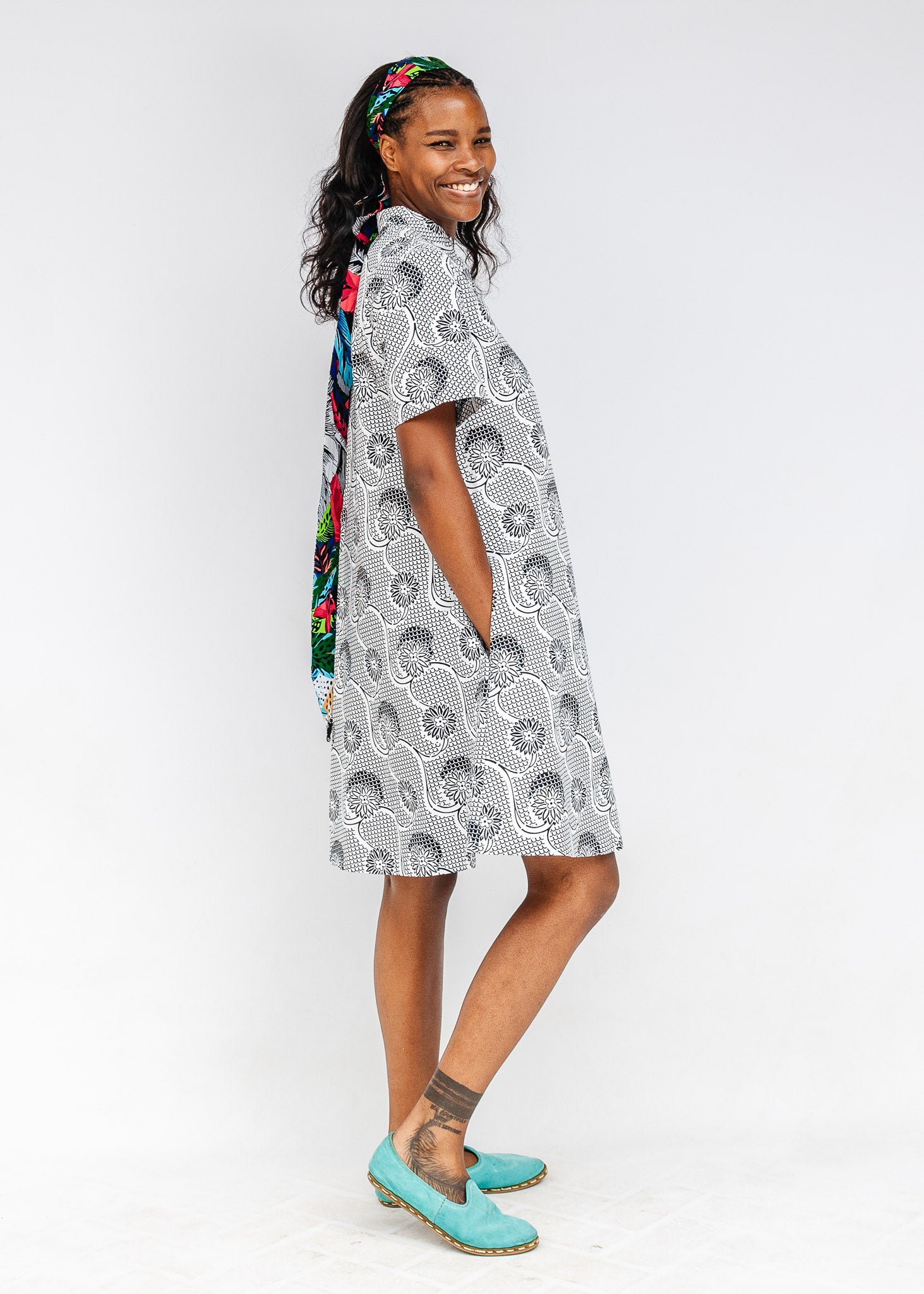 Intermezzo Fitted Short Sleeved Dress – Zuri
