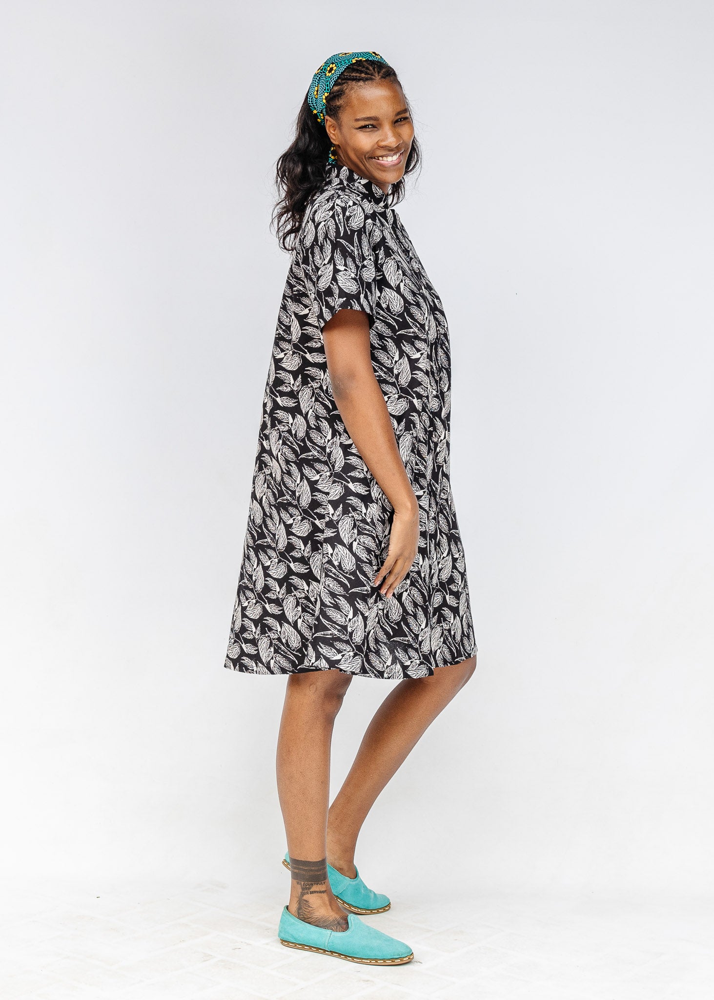 Nocturne Fitted Short Sleeved Dress