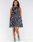 Callisto Patchwork Reversible Shift Dress