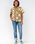 Chasma Relaxed Patchwork Short Sleeved Shirt
