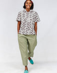Collective Memory Relaxed Patchwork Short Sleeved Shirt