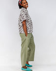 Collective Memory Relaxed Patchwork Short Sleeved Shirt