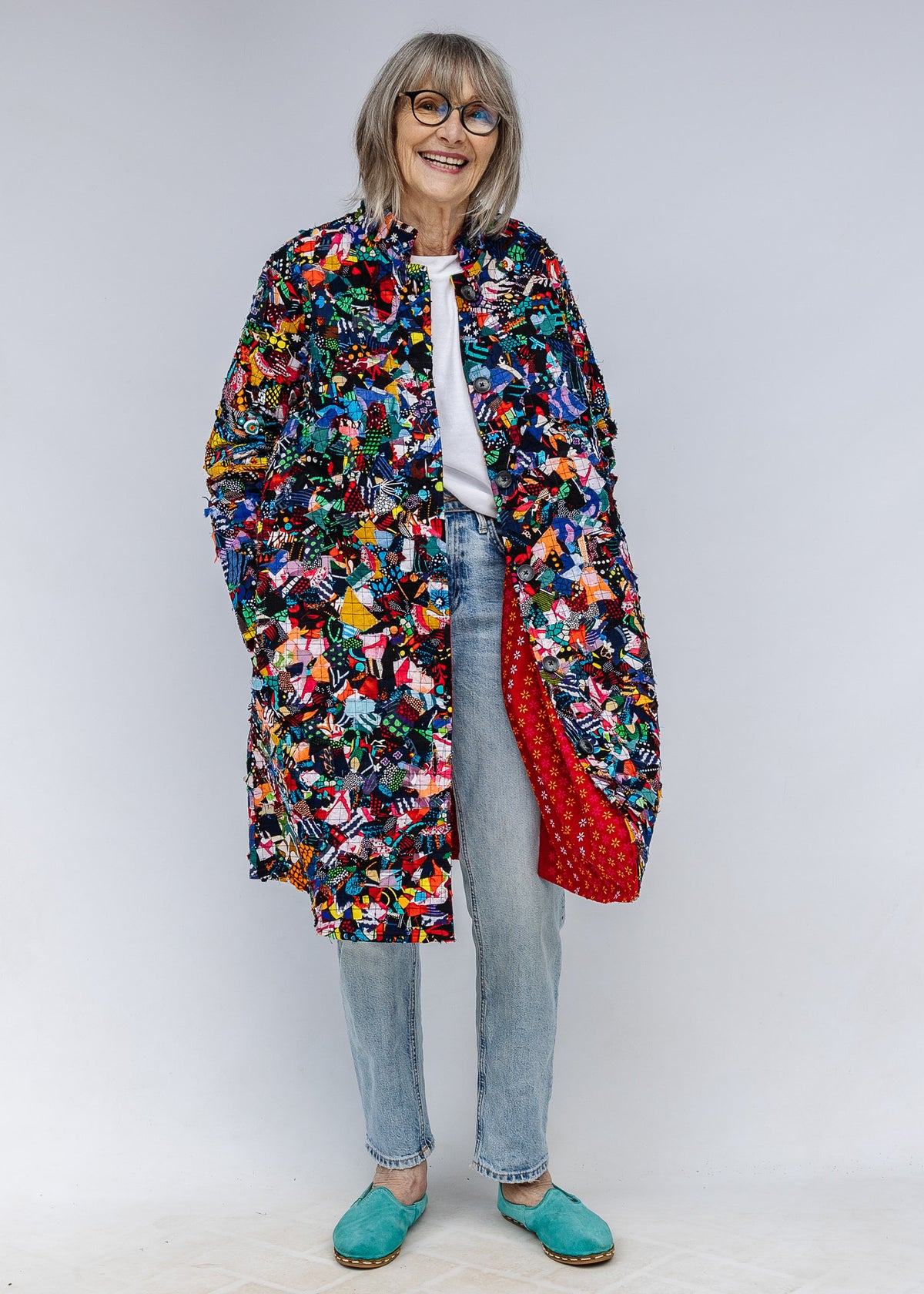 Confetti Reversible Swing Coat