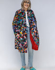 Confetti Reversible Swing Coat