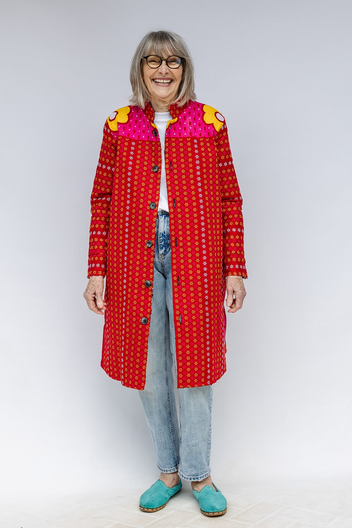 Confetti Reversible Swing Coat