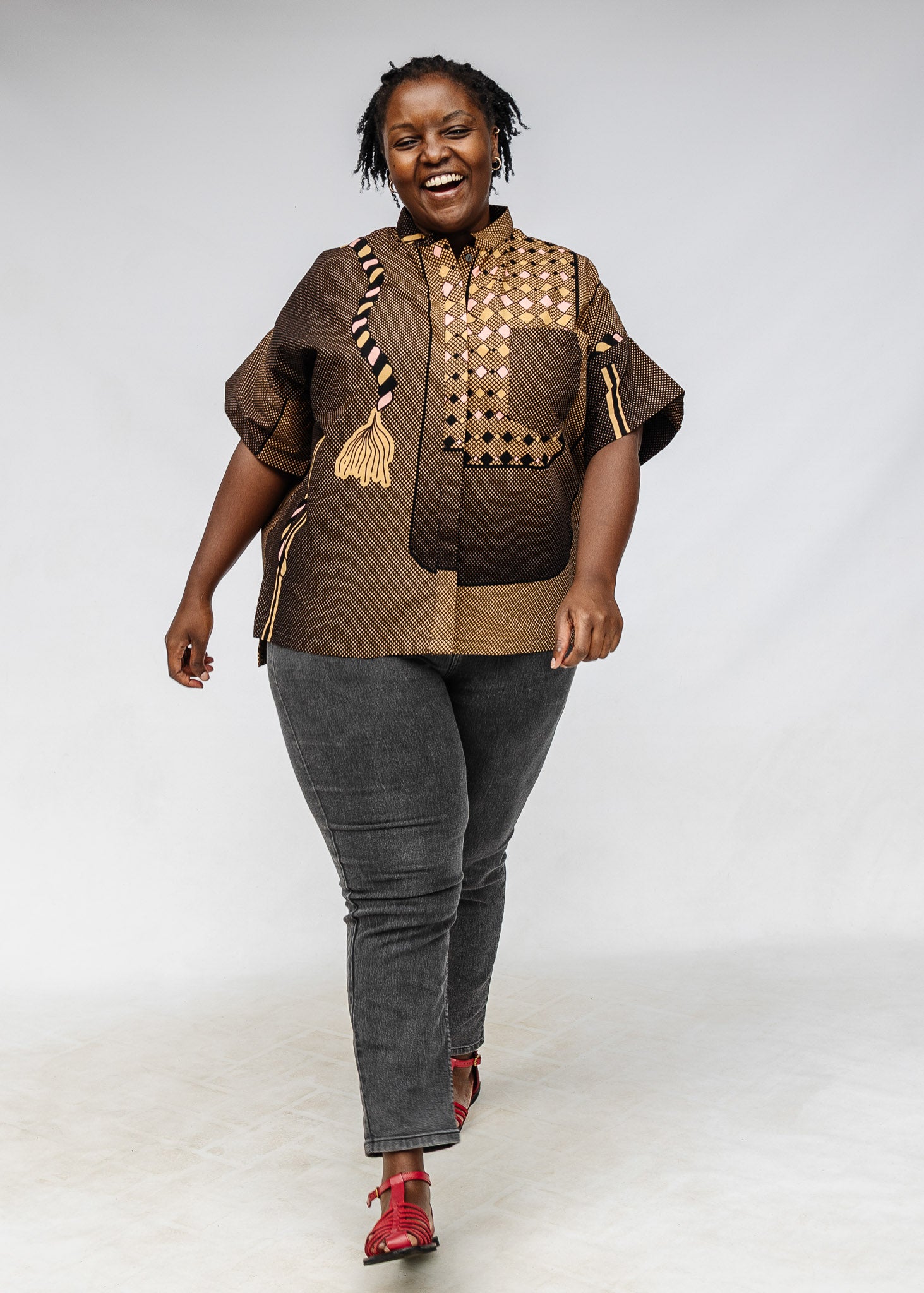 Pencil Shirt Short Sleeved Shirt