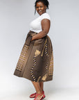 Pencil Swing Skirt