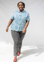 Vitamin Sea Relaxed Patchwork Short Sleeved Shirt