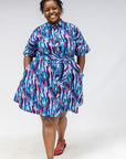 Opalescent Short Sleeved Dress