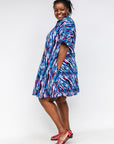 Opalescent Short Sleeved Dress