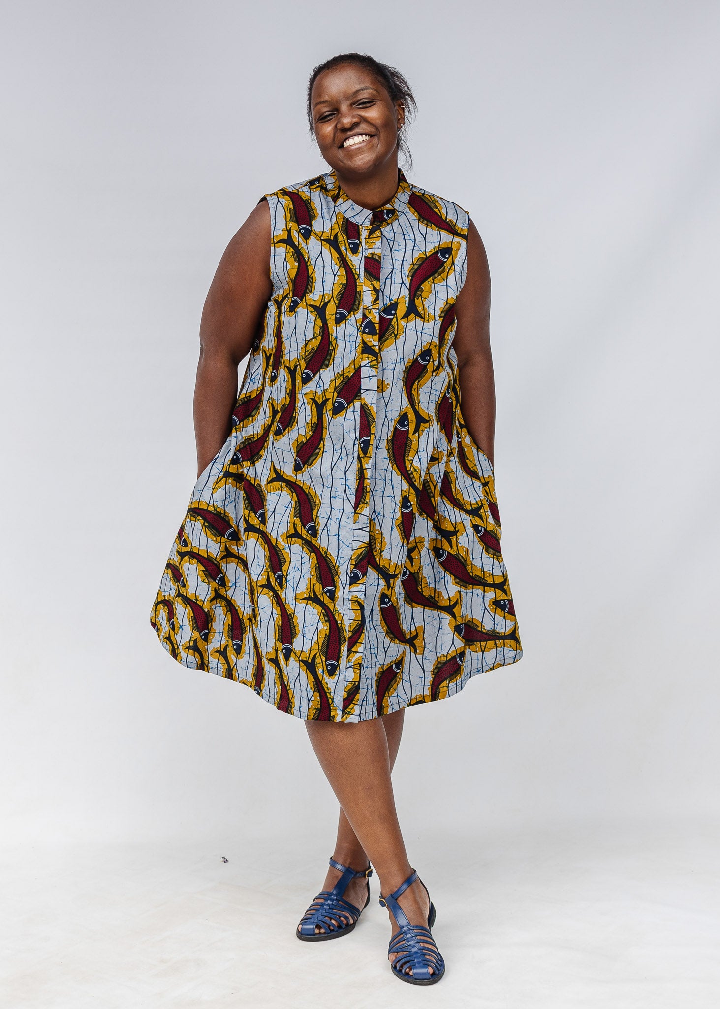 Off the Hook Sleeveless Dress