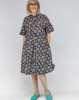 Lux Relaxed Short Sleeved Dress