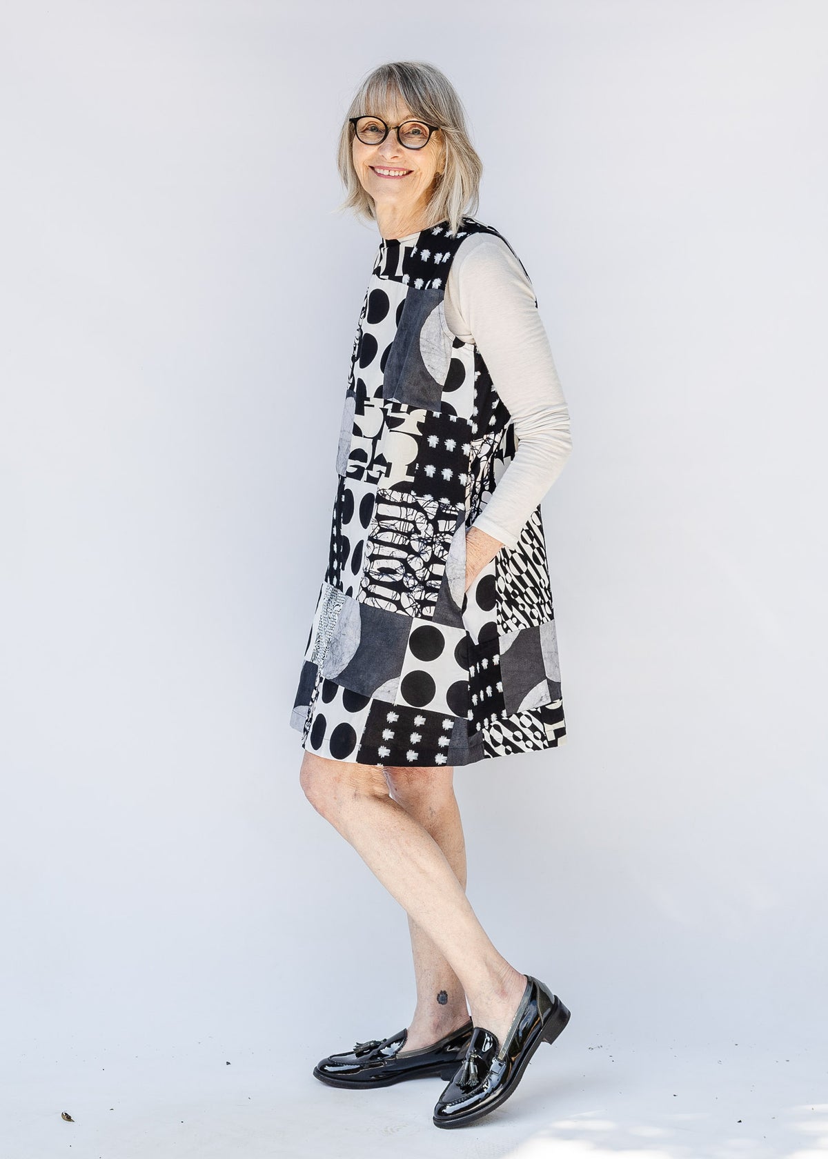 Amalgam Patchwork Shift Dress