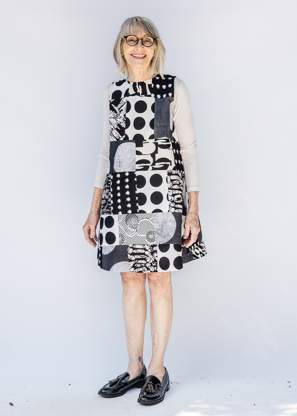 Amalgam Patchwork Shift Dress