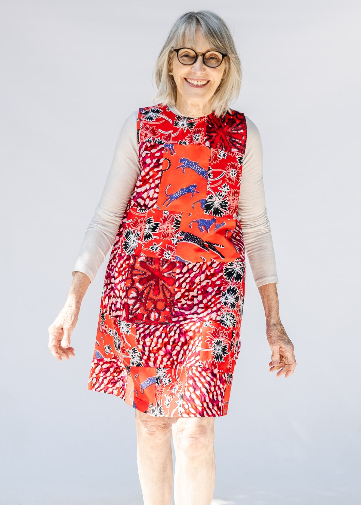 Medley Patchwork Shift Dress