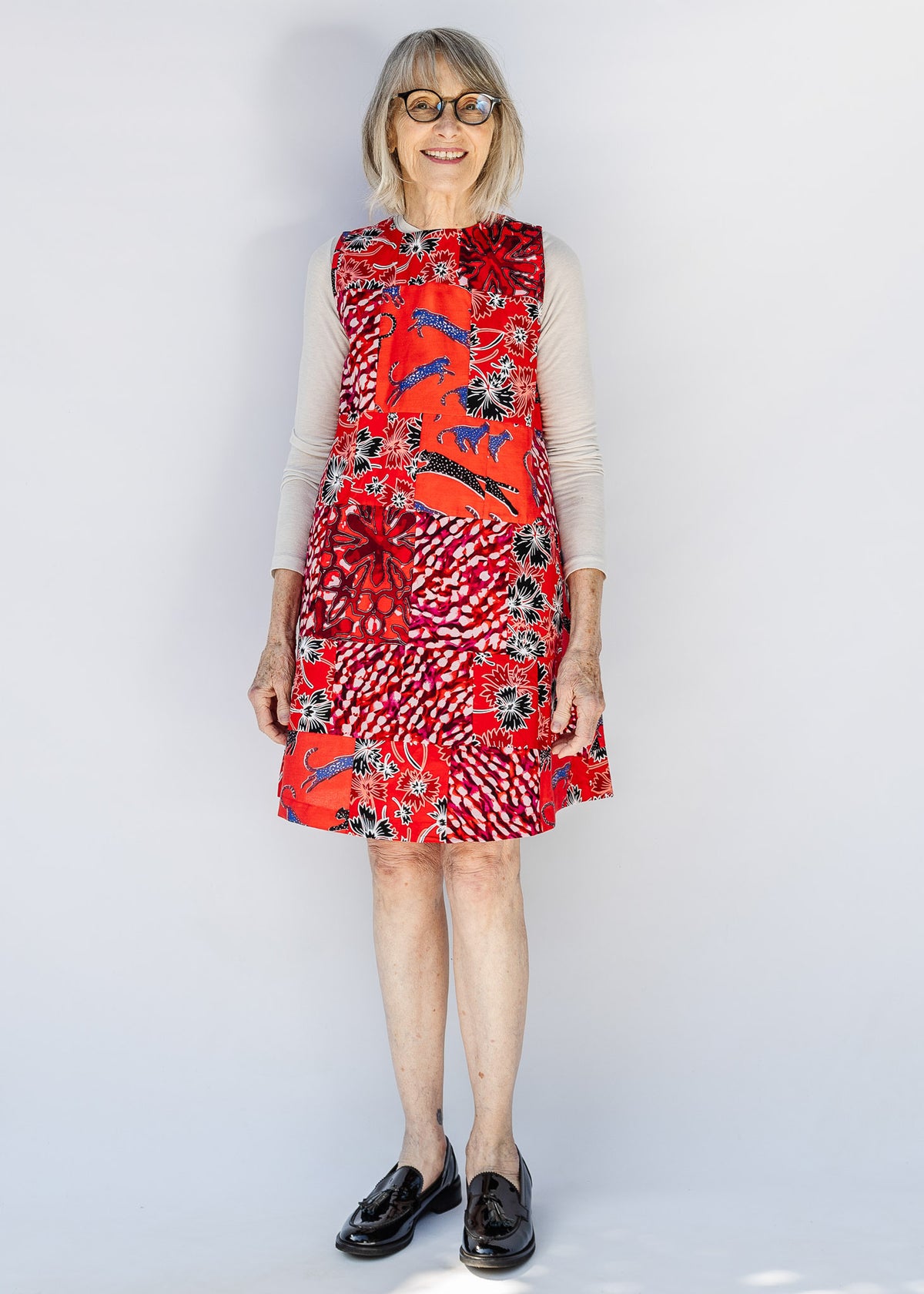 Medley Patchwork Shift Dress