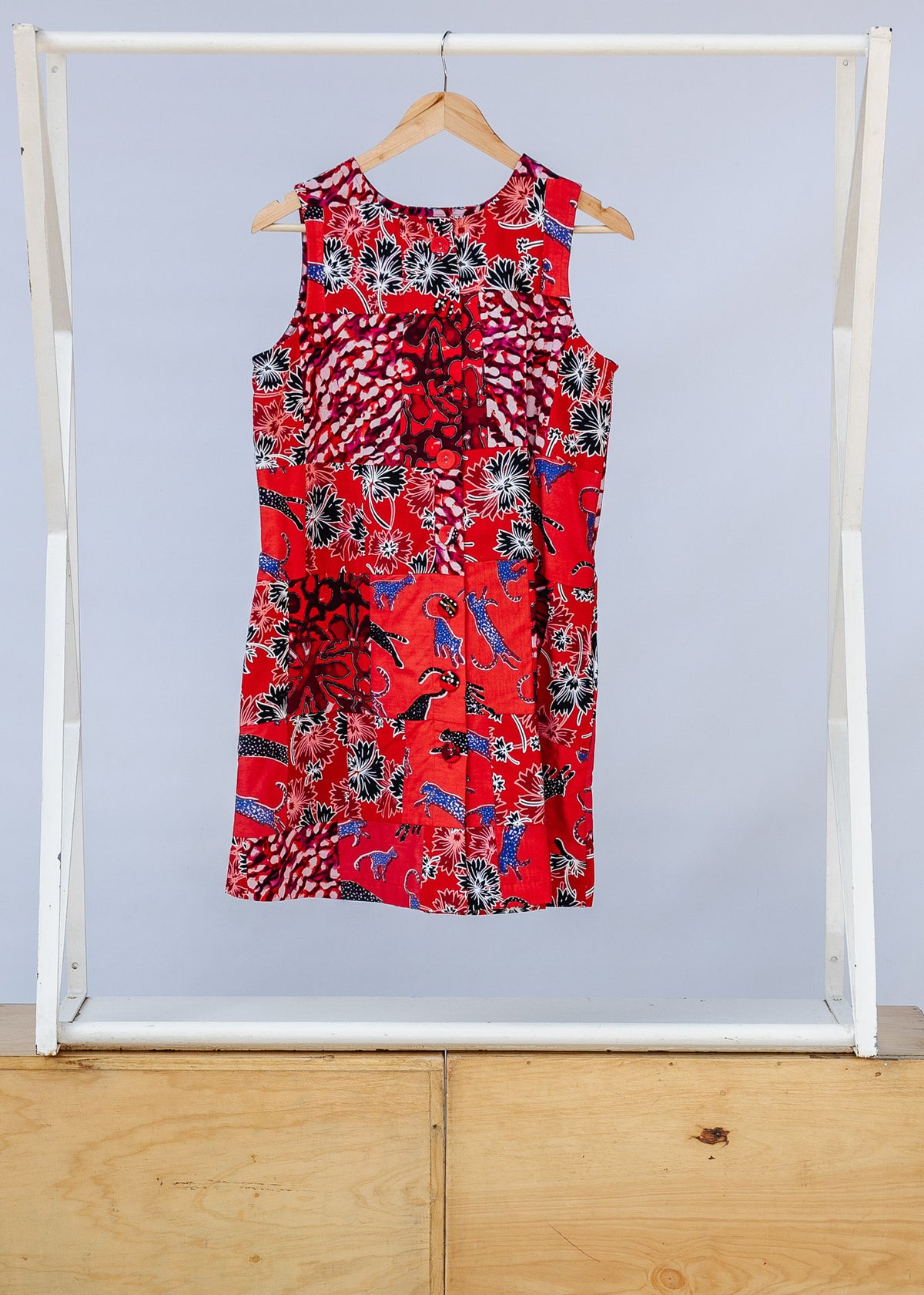 Medley Patchwork Shift Dress