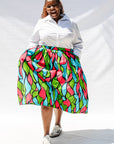 Cloisonne Swing Skirt