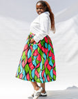 Cloisonne Swing Skirt