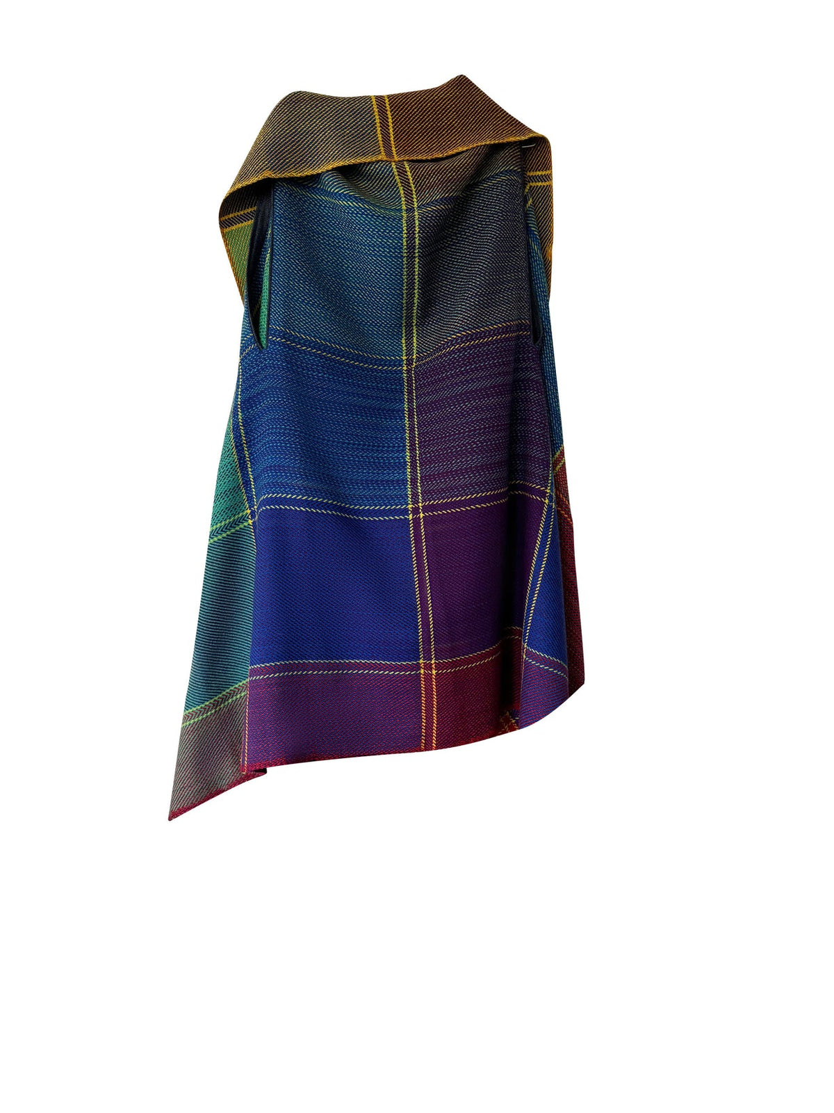 Julahas Plaid Wool Cape Joy - Plus