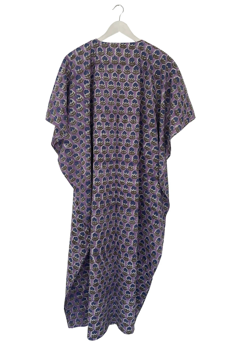 Julahas Blockprint Cotton Kaftan Long