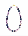 Kazuri Purple Match Necklace 18"