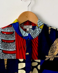 Patchwork Sleeveless Shirt