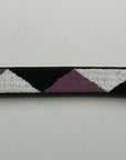 Monochrome beaded belt