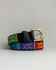 Rainbow beaded belt