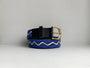 Blue and White Beaded Belt
