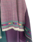 Julahas Light Wool Cape Fusion Teal Purple