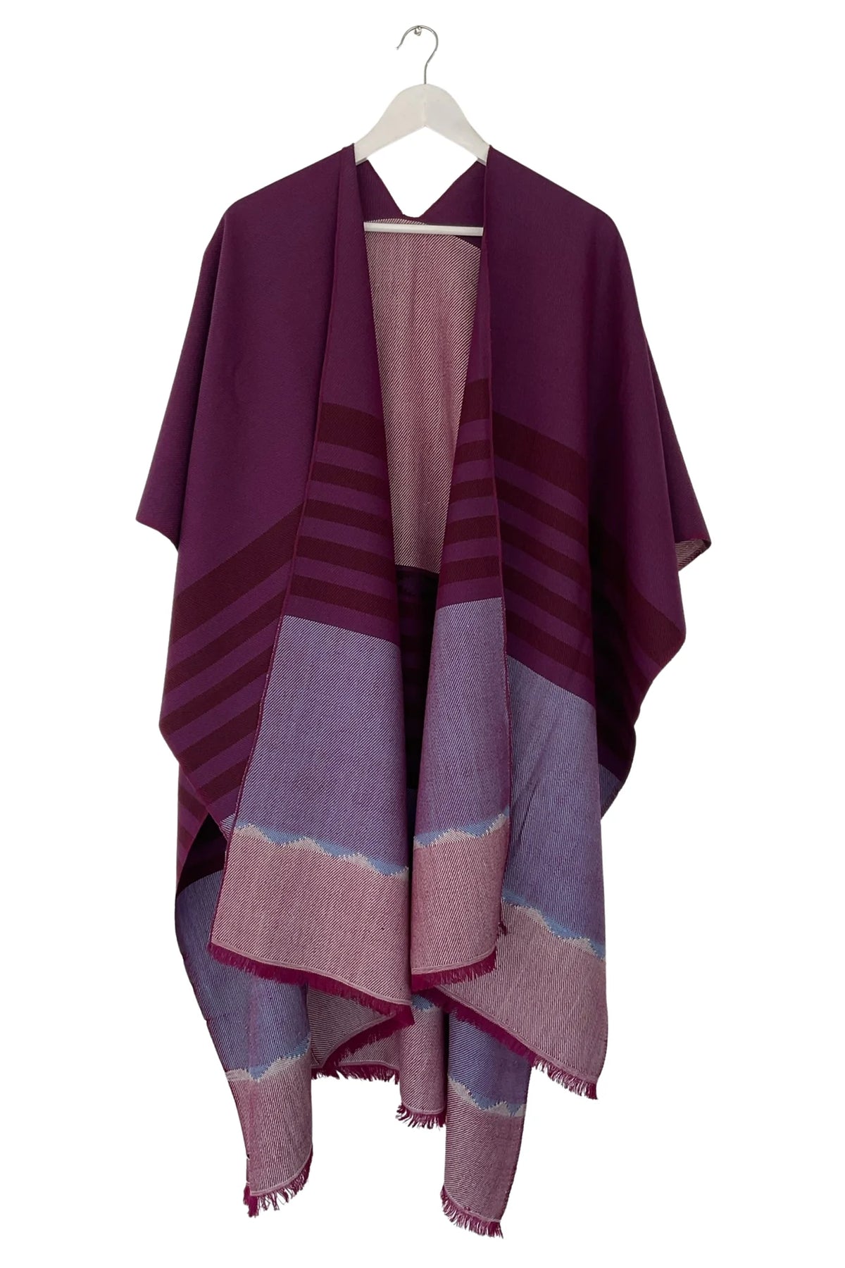 Julahas Eastern Light Wool Ruana Aranya