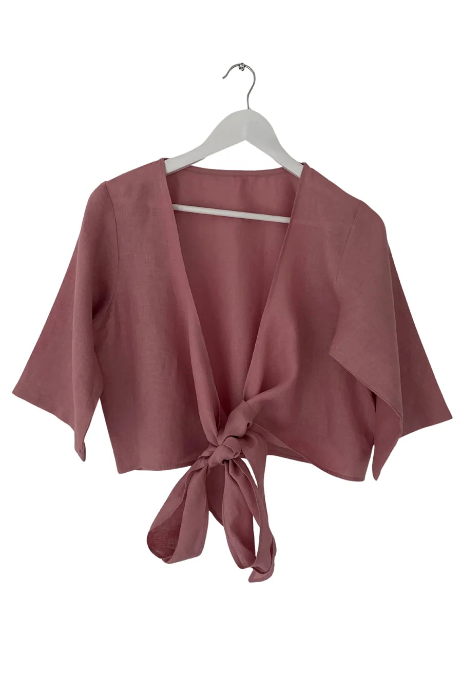Julahas Linen Wrap Top