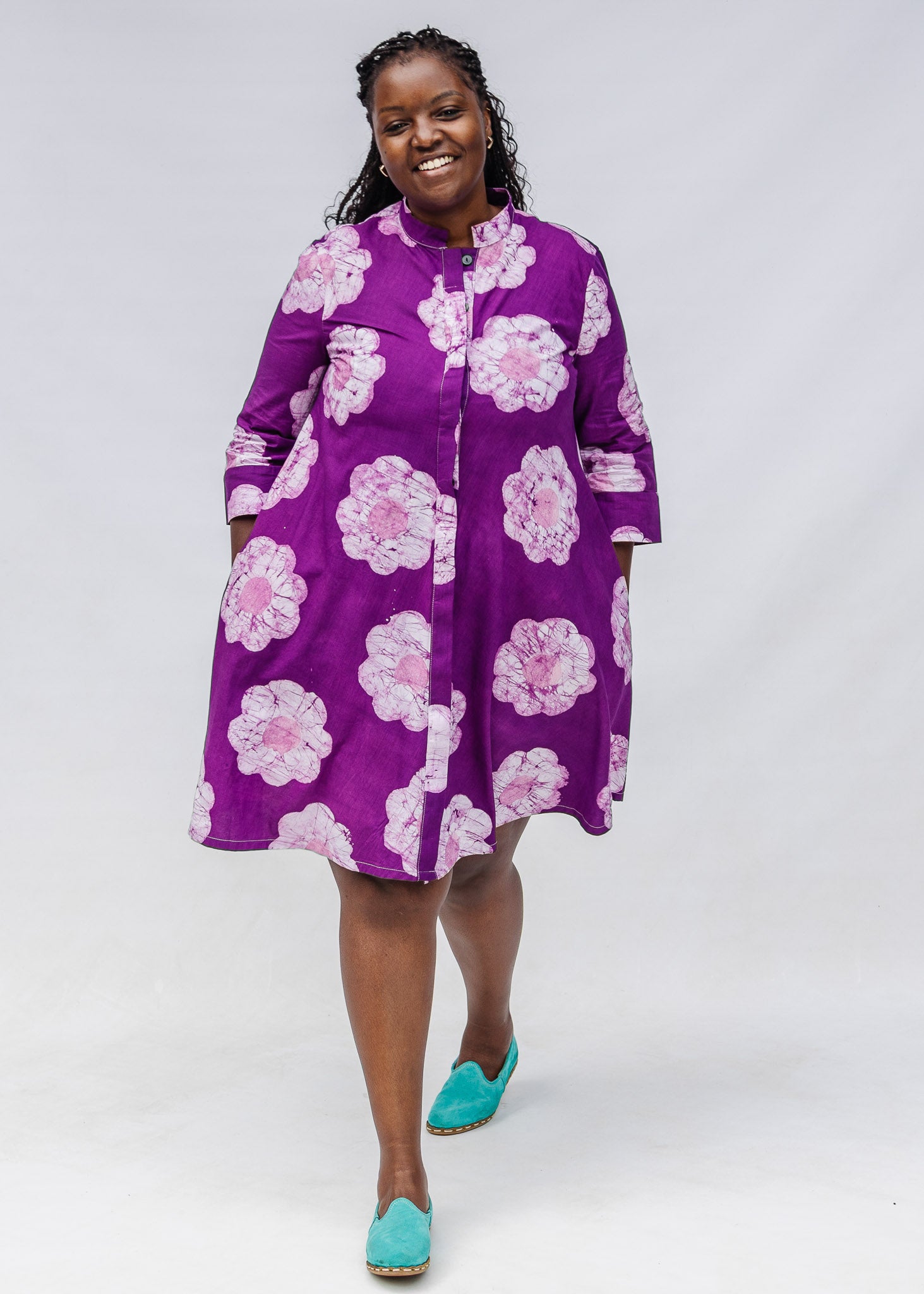 women's purple floral dress Ruffle Tie Strap Midi Style it with boots or heels for a look that feels feminine and refined Just Imagine Lilac Purple Floral