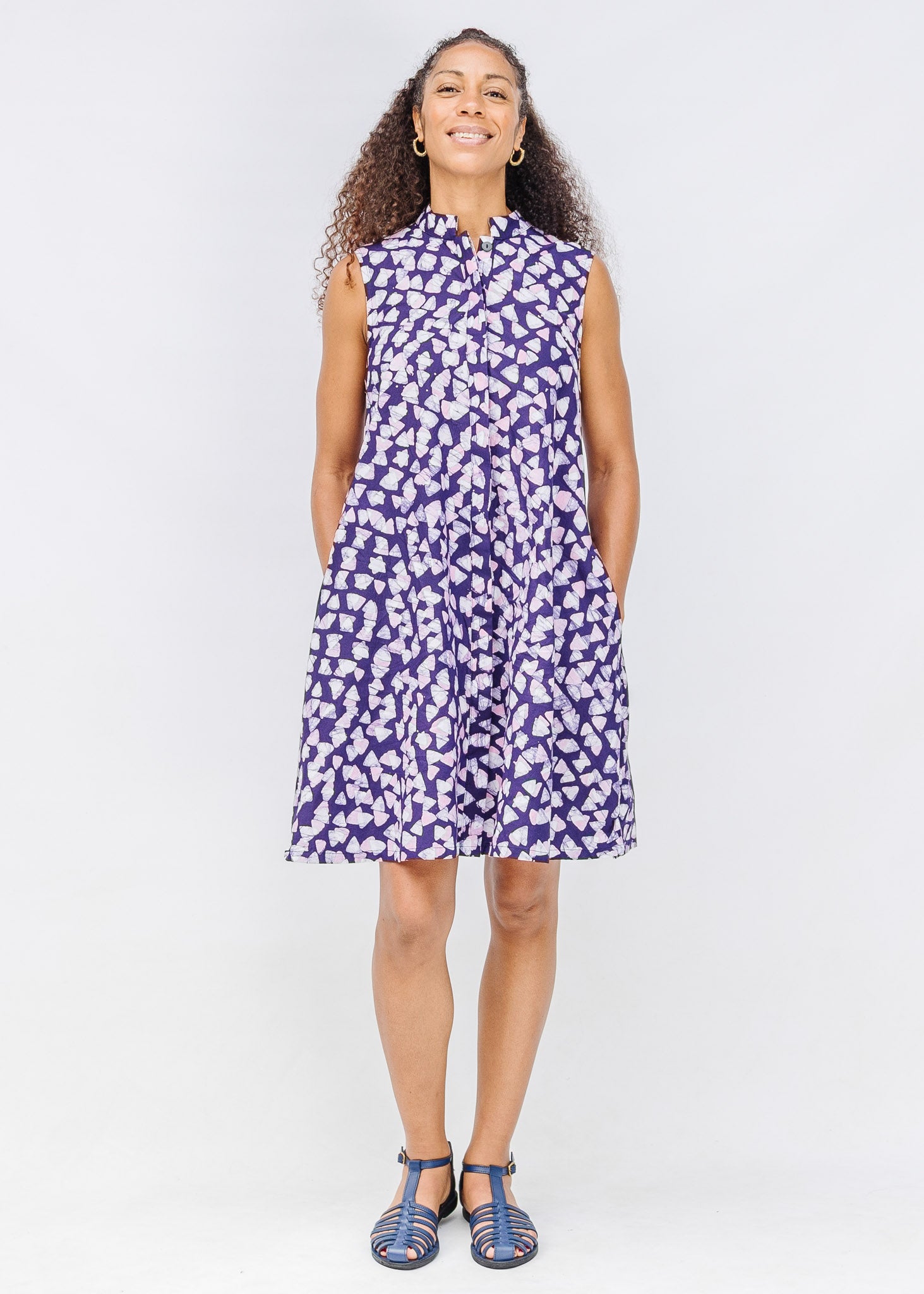 Catchlight Sleeveless Dress – Zuri