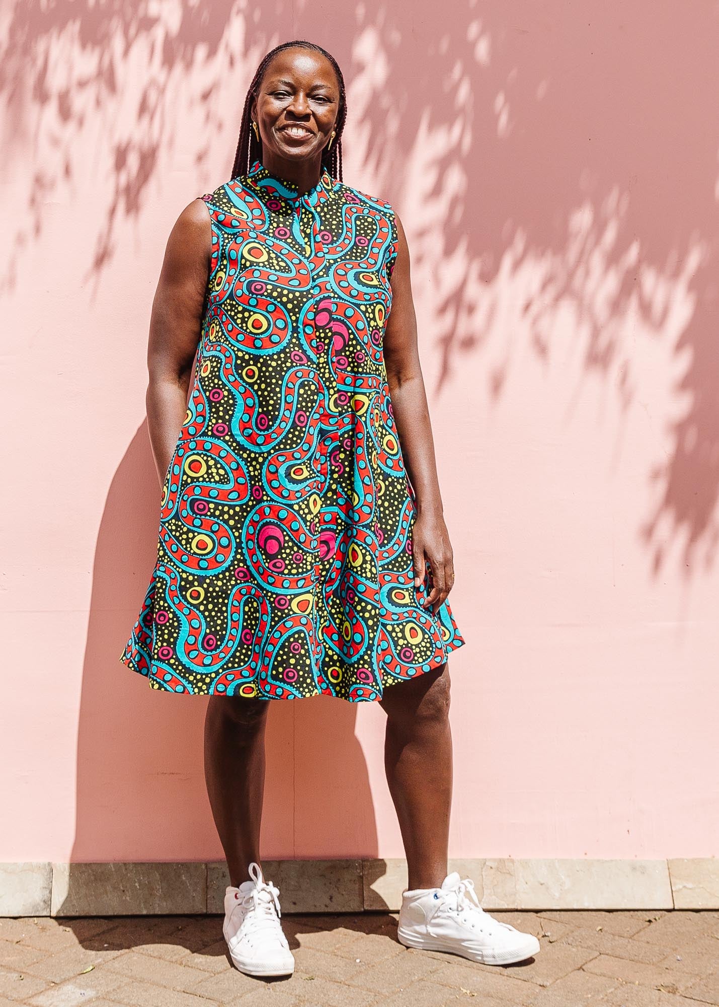 Candyland Sleeveless Dress – Zuri