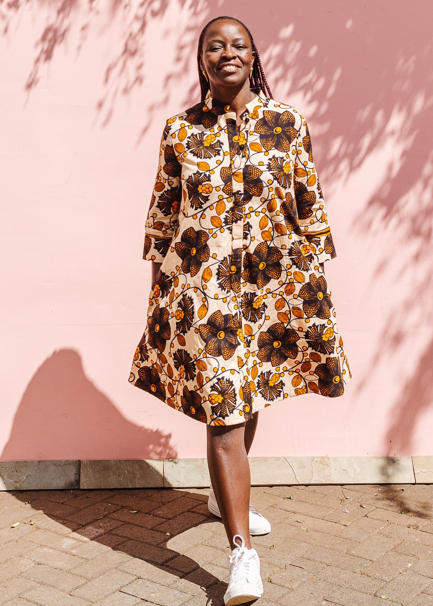 Zuri Women's Amber African Print Dress, M / Standard Zuri Women's Amber African Print Dress, M / Standard