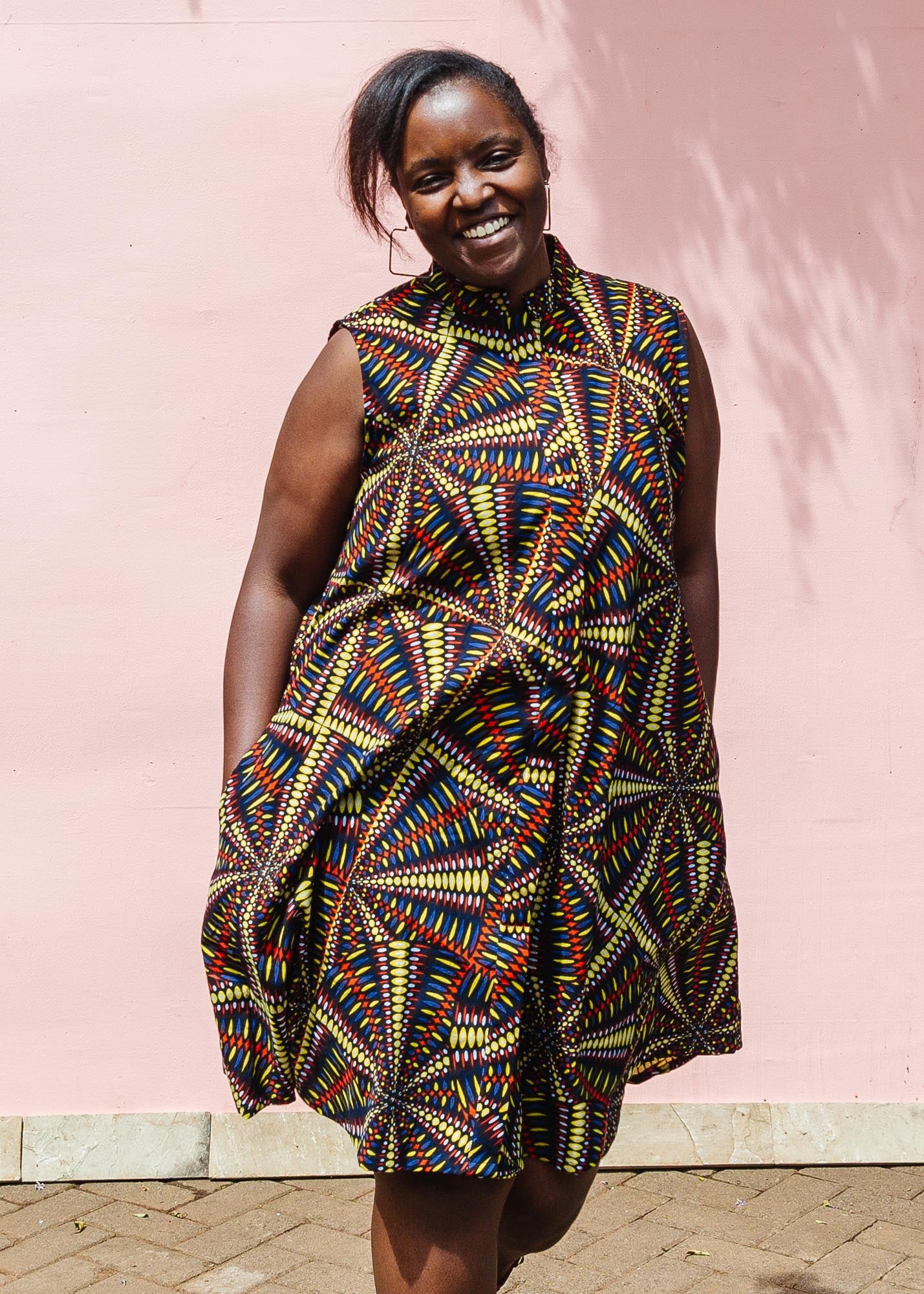 Prismania Sleeveless Dress – Zuri