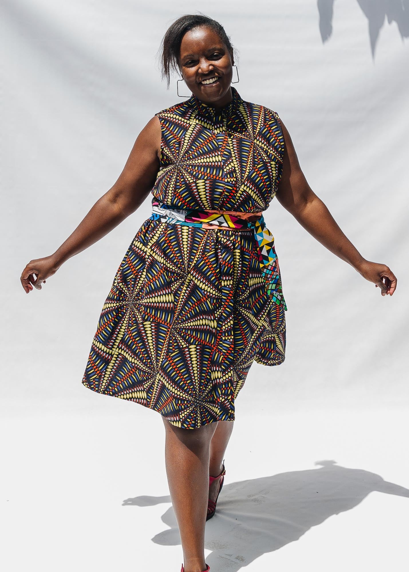 Prismania Sleeveless Dress – Zuri
