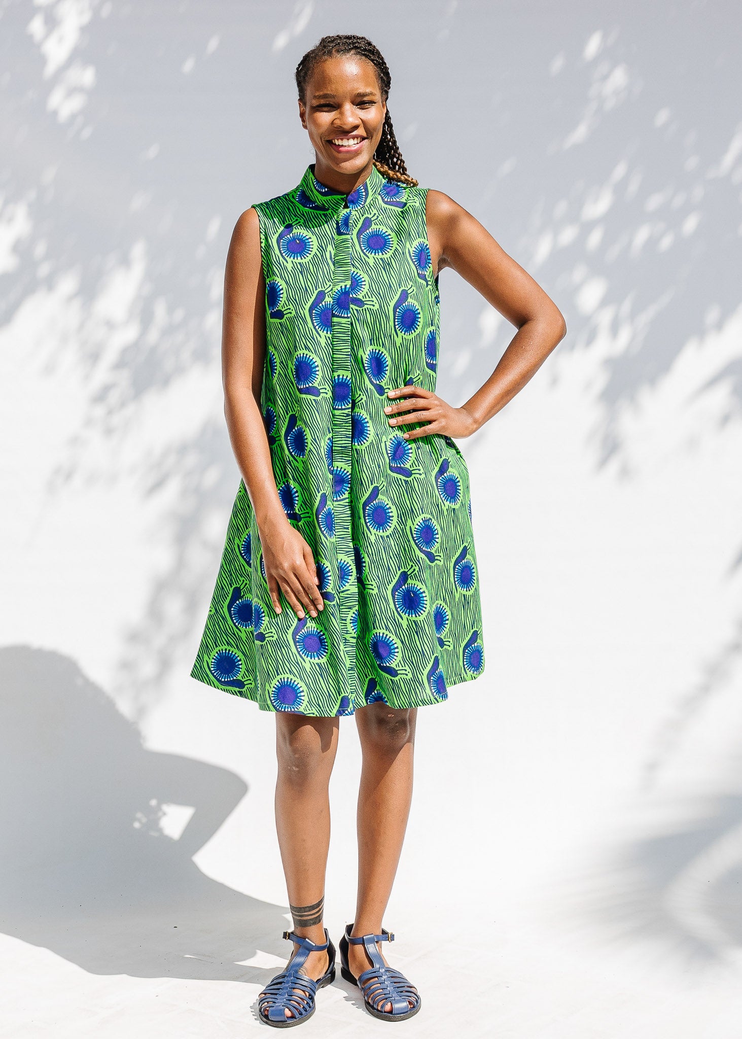 Snailed It Sleeveless Dress 1X Snailed It Sleeveless Dress 1X