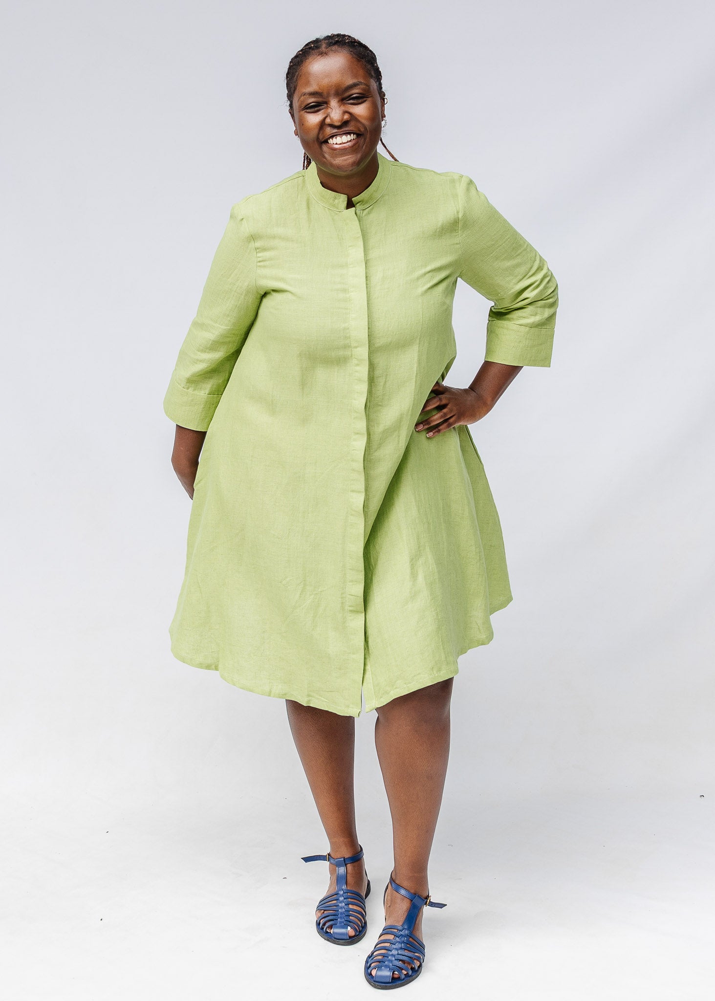 おすし✴︎key neck embroidery dress おすし✴︎key neck embroidery dress key neck embroidery dress