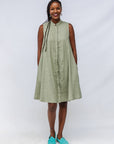Sage Sleeveless Dress