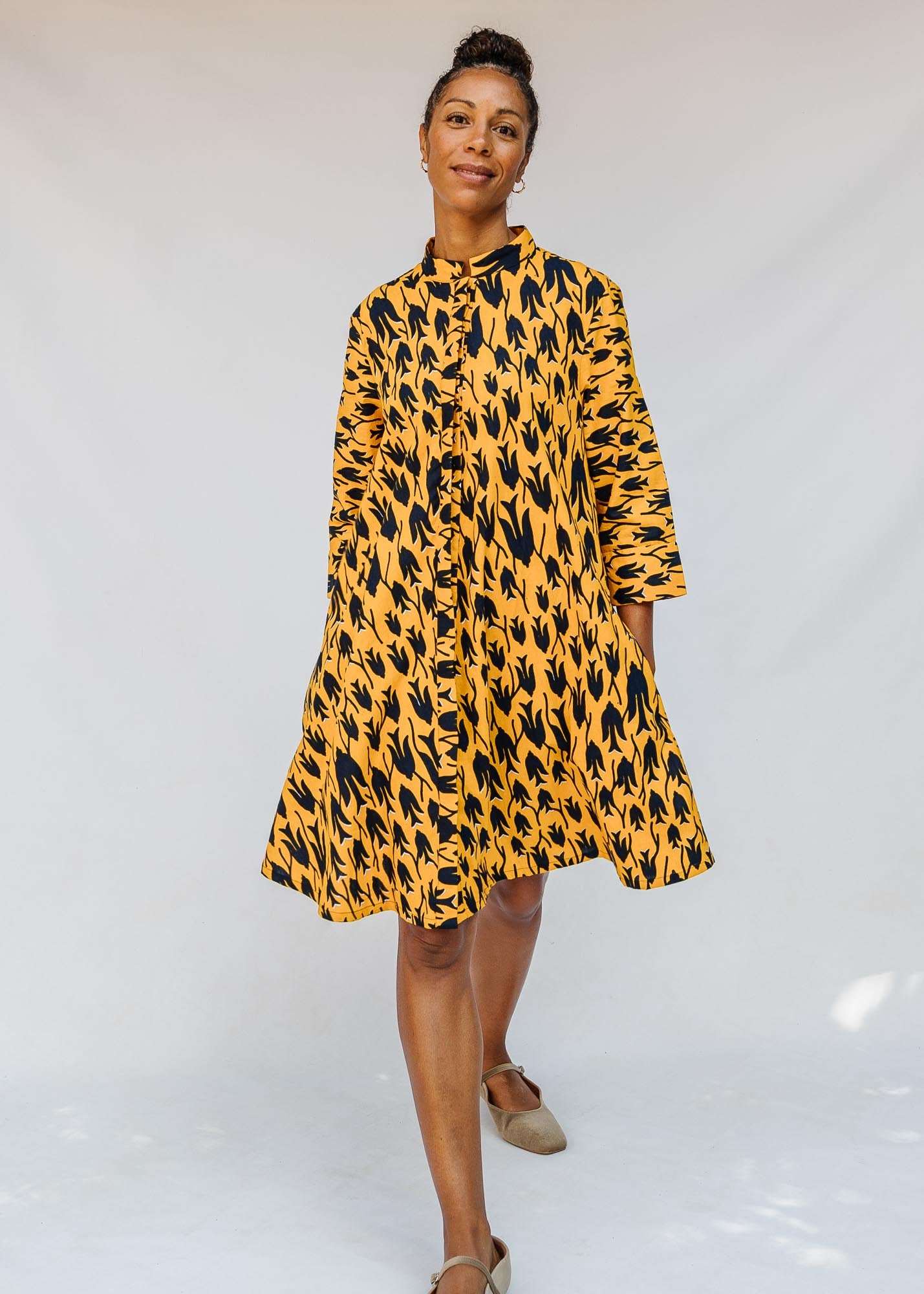 Zuri Women's Aerie African Print Dress | Ethically-Made in Kenya