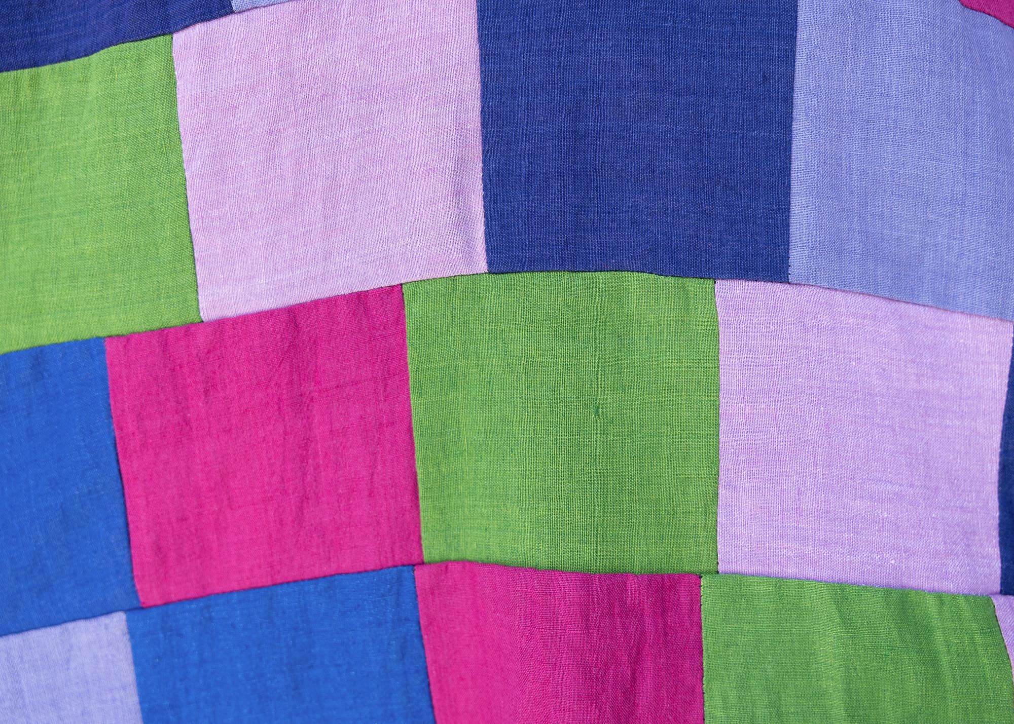 Linen Patchwork Sleeveless Shirt