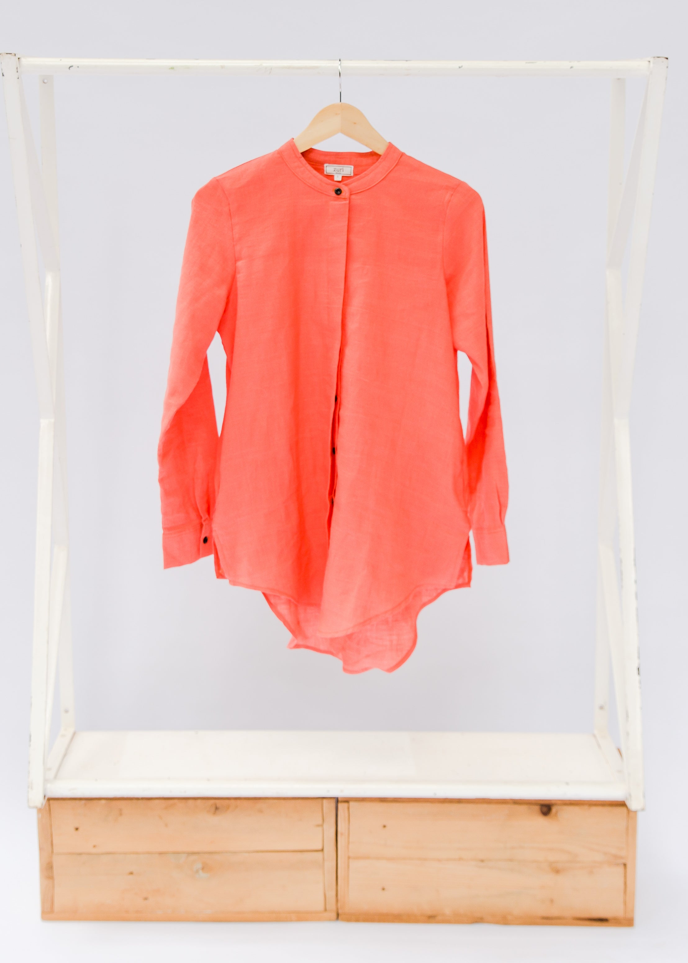 Coral tunic top